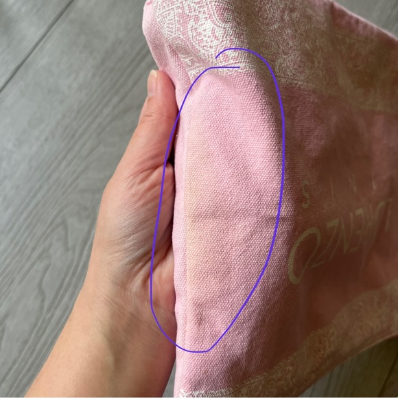 San Lorenzo Bikinis Pink Canvas Pouch 🎀👙💕 - Picture 7 of 8